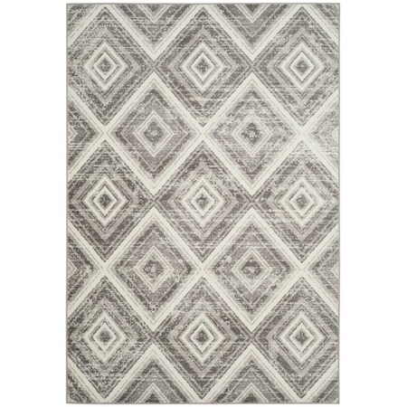 Safavieh 9 x 12 ft. ContemporarySkyler Power Loom Area Rug Grey & Ivory SKY120K-9